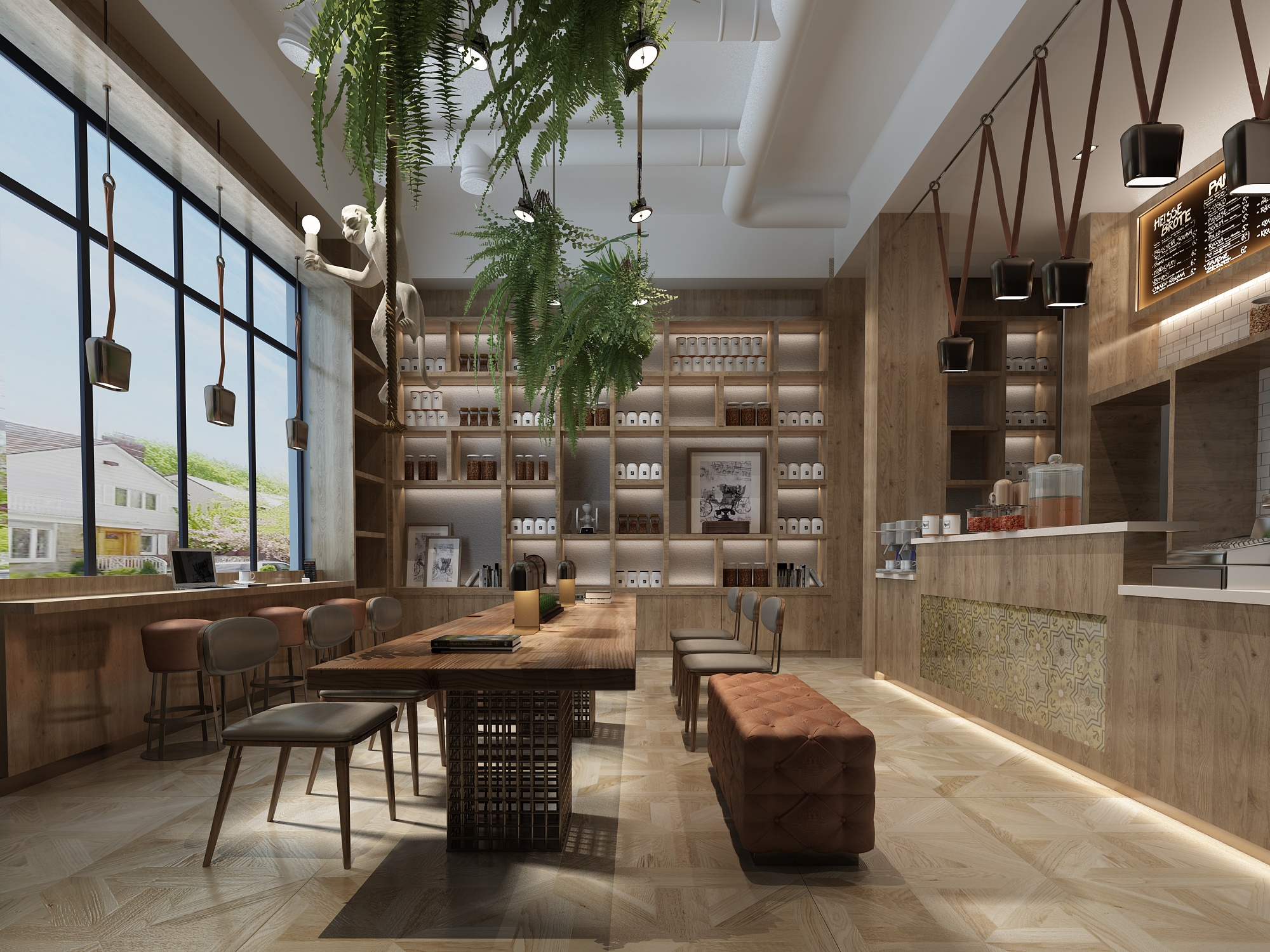 別有風味的咖啡館裝修設計效果圖