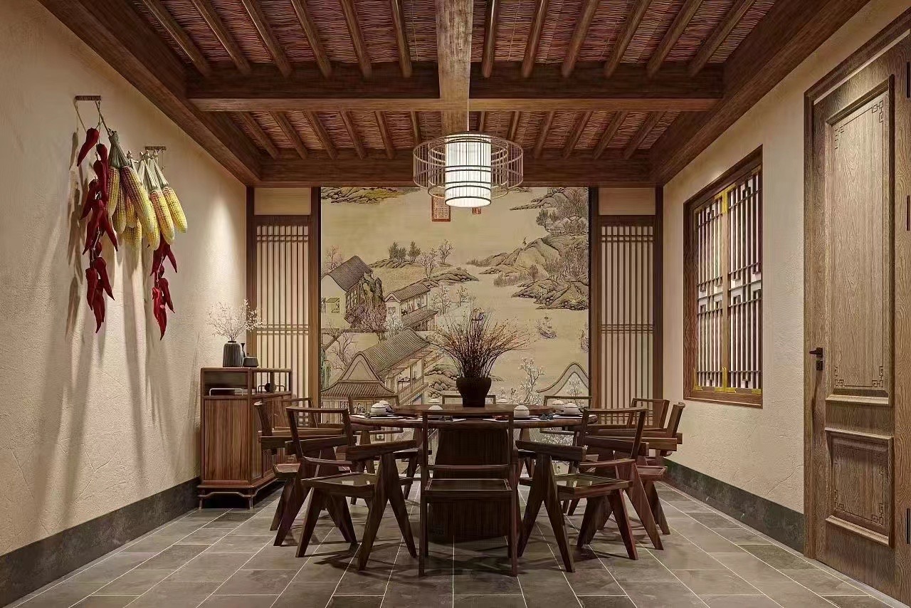 農(nóng)家樂(lè)小院餐廳該怎么裝修設(shè)計(jì)才好？