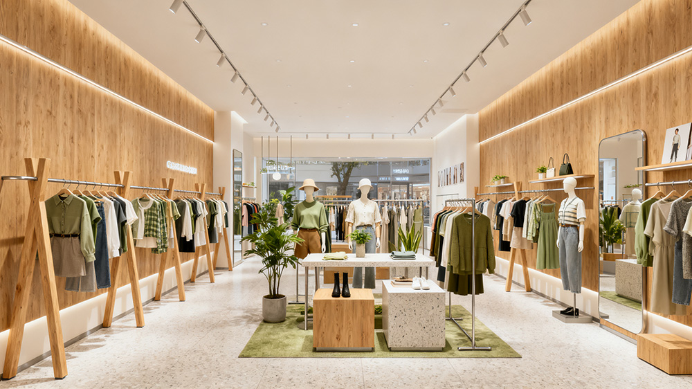 女裝店鋪裝修選什么風格和色調(diào)好看？